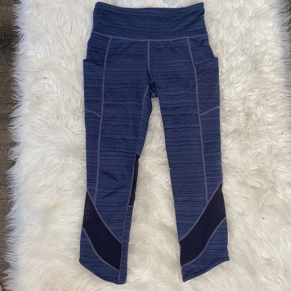 ATHLETA BLUE ATHLETIC LEGGINGS